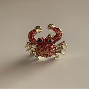 Vintage Crab Brooch